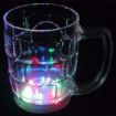 Picture of Led Lighting Glass Mug  Inductive Rainbow Color Disco Led 7 Color Changing Liquid Activated Lights Multi Purpose Use Cup Glass Plastic Mug