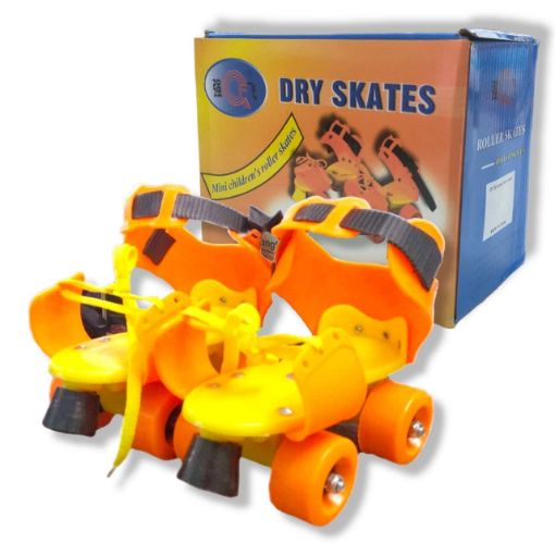 Picture of Orange Yellow Roller Skates Skates skating roller pink skating Inline Skates