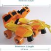 Picture of Orange Yellow Roller Skates Skates skating roller pink skating Inline Skates