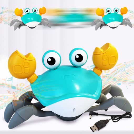 Picture of Cute Crab Toy Crawling Crab Toy karchalo Dancing Crawling Baby Toys