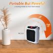 Picture of Handy Heater 800watt Portable Heater  handy heater fan room office school ortable Room Heater for Winter 400W Handy Heater Compact Plug-In Portable Digital Electric Heater Fan Wall-Outlet Handy Air Warmer Blower Adjustable Timer Digital Display