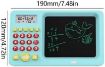 Picture of 2 in 1 Writing and Math Learning Machine  Math Games Toy with LCD Writing Tablet  Math Games   Math Learning Machine