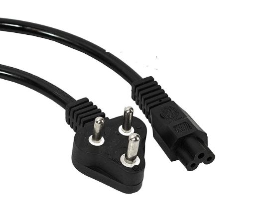 Picture of Laptop Power Chord (Black)  Laptop Charger Power Cord Laptop Charger Cable 1.5m Laptop Power Cable