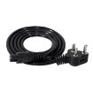 Picture of Laptop Power Chord (Black)  Laptop Charger Power Cord Laptop Charger Cable 1.5m Laptop Power Cable
