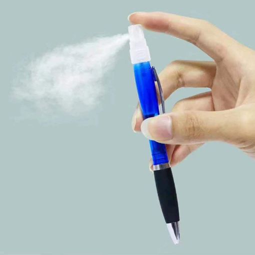 Picture of 2 in 1 Pen Mist Spray Bottle Liquid Spray Pen Transparent, Refillable for Travel & Daily Use2 in 1 Hand Santizer Spray Pen