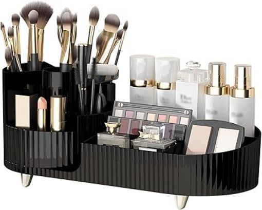 Picture of Makeup Organiser  360 Rotating Makeup Organizer  Brush Holder