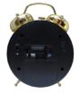 Picture of Glossy Metal Table Alarm Clock win Bell Golden Table Alarm Clock  Alarm Clocks for Heavy Sleepers Kids Bedroom Alarm Clocks