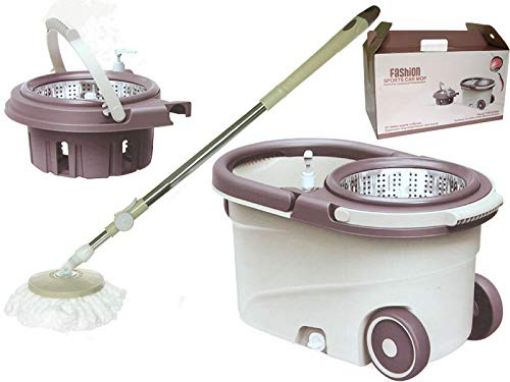 Picture of Magic Mop cleaner floor home cleaning polishers Bucket Spin 360 Degree Automatic Household