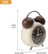 Picture of MATT BELL ALARM CLOCK (BROWN)  ALARM CLOCK  Bell Alarm Clock