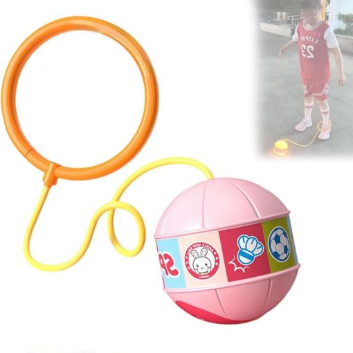 Picture of Jumping Ball Glowing Bouncing Ball Portable Foldable Sports Skip Ball