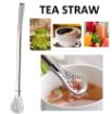 Picture of Tea Straw Drinking Straw Spoon Tea Filter Tea Straws Gourd Washable