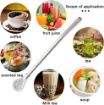 Picture of Tea Straw Drinking Straw Spoon Tea Filter Tea Straws Gourd Washable