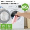 Picture of Microfiber Cleaning Cloth  Kitchen Towel Roll Cleaning Towels