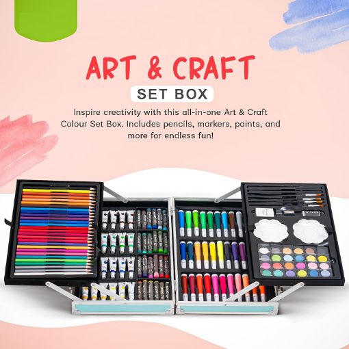 Picture of 145 Color Kit 145 pcs Big Coloring Suitcase Kit  Coloring Suitcase Kit