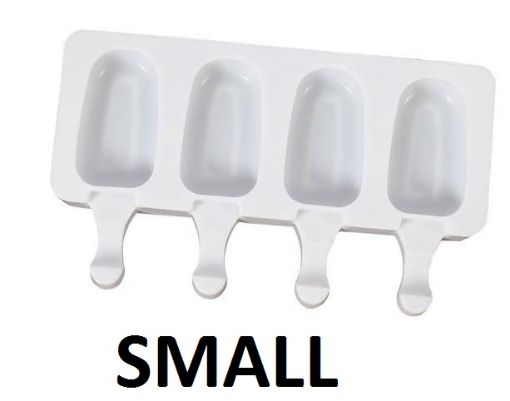 Picture of Reusable Silicone Popsicle Maker Ice Candy Mould Popsicle Home Making Tools Ice Pop Makers Popsicle Frozen Candy Tray Kulfi Maker (Silicone Candy Mold Small)