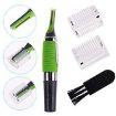 Picture of Microp touch trimmer All in One Personal Trimmer Personal Cordless Micro Touches Max Nose Hair Trimmer with Built in LED Light (Green)